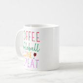 Mug Coffee Pickleball Wine Repeate (Devant gauche)