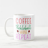 Mug Coffee Pickleball Wine Repeate (Gauche)