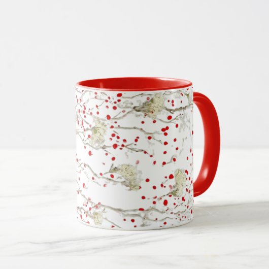 mug coffee red fruit (Devant droit)