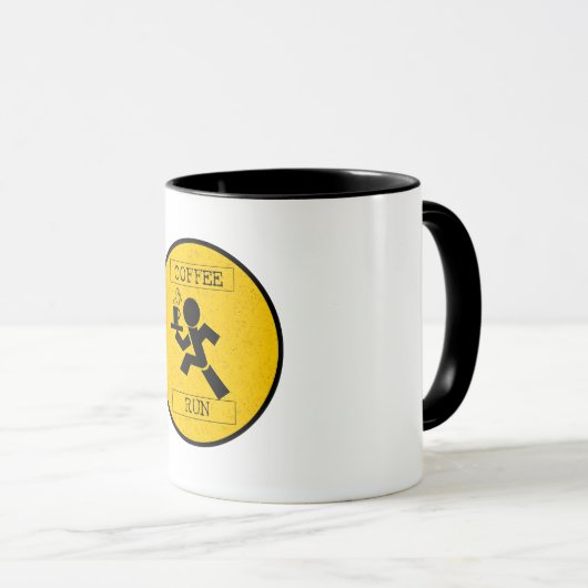Mug Coffee Run (Devant droit)