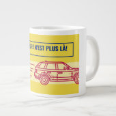 Mug coffee sample car extra grote beker (Voorkant rechts)