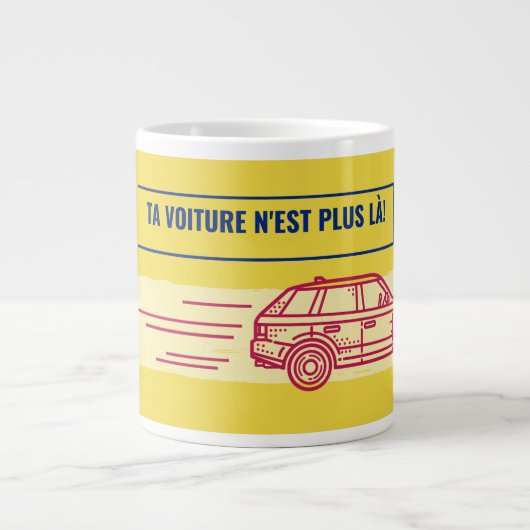 Mug coffee sample car extra grote beker (Voorkant)