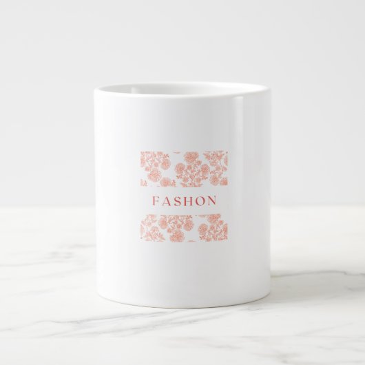 Mug coffee sample fachion  extra grote beker (Voorkant)