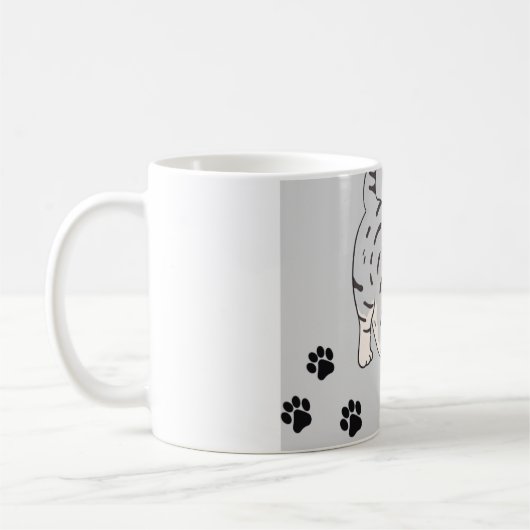 Mug coffee sample logo cat (Gauche)