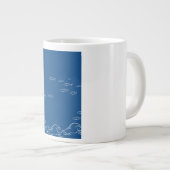 Mug coffee sample océan &fiche extra grote beker (Voorkant rechts)