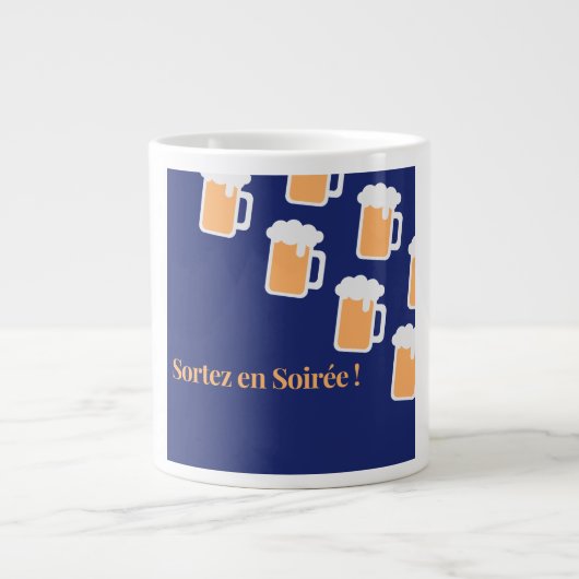 Mug coffee sample soirée  extra grote beker (Voorkant)