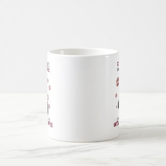 Mug Coffee Spelled Backwards Is Eeffoc Funny Cats (Centre)