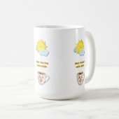 Mug Coffee Time – Cute Smiling Cup (Devant droit)