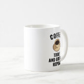 Mug Coffee Tools Grease Repeate | Funny Car Mécanique (Devant droit)