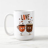 Mug Coffee Vibes Minimum Latte Art (Gauche)