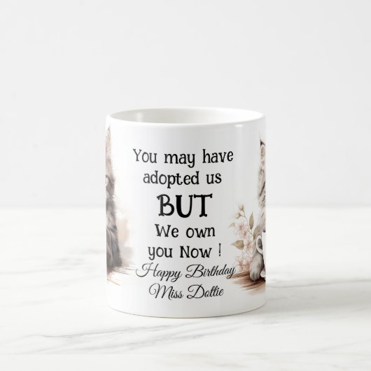 Mug Coffee with my Cat  (Centre)