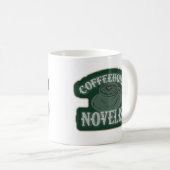 Mug Coffeehouse Novelist Encouragement Auteur Logo (Devant droit)