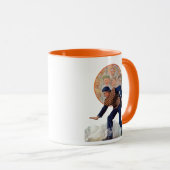 Mug Coffre-fort au plat (Devant droit)