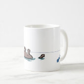 Mug coffre-fort dans l'eau (Devant droit)