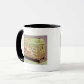 Mug Coffre peint dépeignant le roi sur le char (Devant gauche)