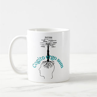 Mug Cogito ergo sum (Je pense, donc je suis)