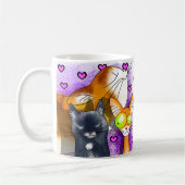 Mug cogner dans les mains dans ses pattes (Gauche)