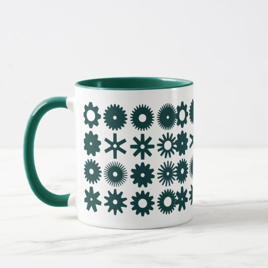 Mug Cogs - Chasseur vert (Gauche)