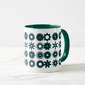 Mug Cogs - Chasseur vert (Devant droit)