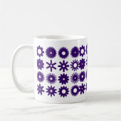 Mug Cogs - Deep Purple sur Blanc (Gauche)