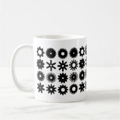 Mug Cogs - Noir sur Blanc (Gauche)