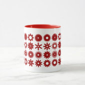Mug Cogs - Rouge rubis sur blanc (Centre)