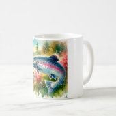 Mug Coho salmon 180724AREF119 - Watercolor (Devant droit)