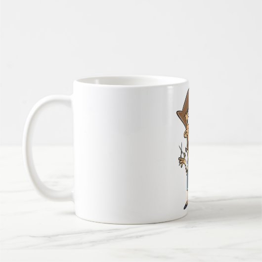 Mug Coiffeur au travail (Gauche)