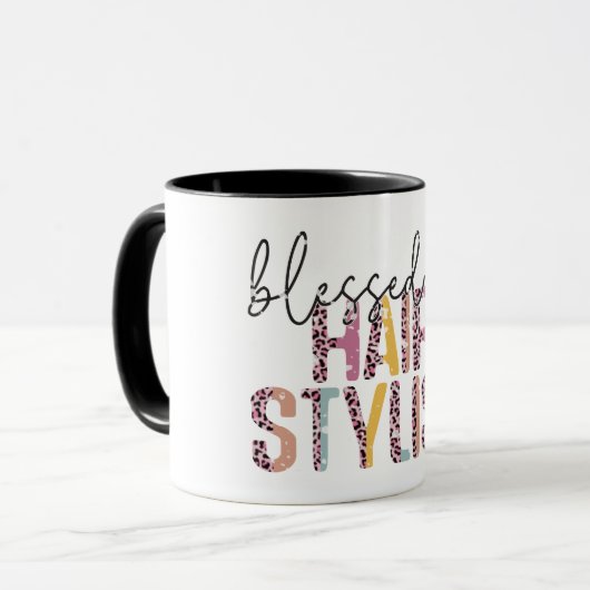 Mug Coiffeur bénit (Devant gauche)