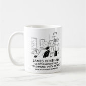 Mug Coiffeur de barbier ou de gents Promotionnels (Gauche)