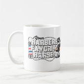 Mug Coiffeur de favori de coiffeurs (Gauche)