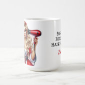 Mug Coiffeur de Noël personnalisé (Centre)