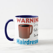Mug Coiffeur déshérité par caféine (Gauche)