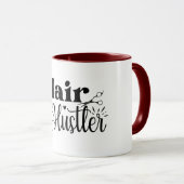 Mug Coiffeur Minimaliste Hustler de Cheveux (Devant droit)