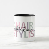 Mug Coiffeur personnalisé (Centre)