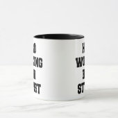 Mug Coiffeur Travailleur Dur (Centre)