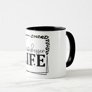 Mug Coiffeur Vie Minimaliste Coiffeur