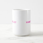 Mug Coiffeuse Coiffeur Rose Cadeau de Mariage Favori (Centre)