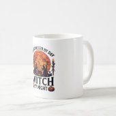 Mug Coiffeuse Jour Sorcière Nuit Halloween Peigne Cise (Devant droit)
