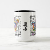Mug Coiffeuse Musique personnalisée (Centre)