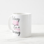 Mug Coiffeuse Stylo Coiffeuse J'Étends Les Cheveux Pou (Devant gauche)