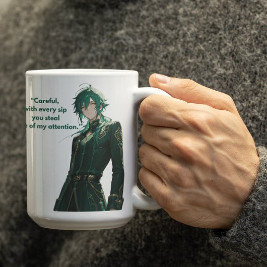 Mug Coiffure royale type Anime