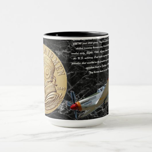 MUG COIN D'AÉRONEF TUSKEGEE    (Centre)