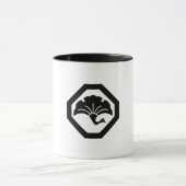 Mug Coin d'angle coupé avec grue ginkgo (Centre)