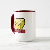 Mug Coin de fromage du Wisconsin (Devant gauche)