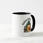 Mug Coin de lecture cosy pour les fêtes (Devant droit)