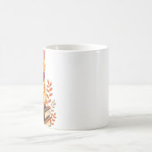 Mug Coin de lecture pour chat confortable - Art aquare (Centre)