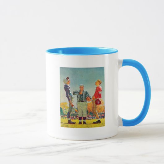 Mug Coin Toss par Norman Rockwell (Droite)