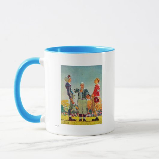 Mug Coin Toss par Norman Rockwell (Gauche)