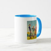 Mug Coin Toss par Norman Rockwell (Devant droit)